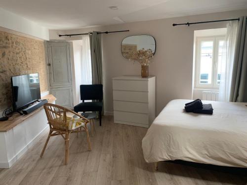 La Roche-sur-Yon Apartamento | Studio centre ville avec terrasse toit
