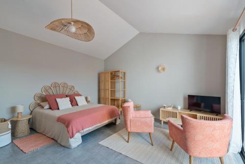 Bidart Apartamento | Studio Cocon Enea Bidart, terrasse et parking
