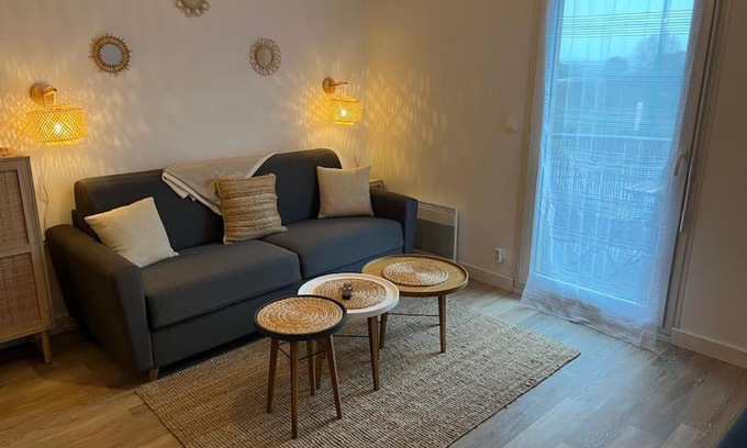 Ludon-Medoc Apartamento | Studio confortable aux portes de Bordeaux et Médoc