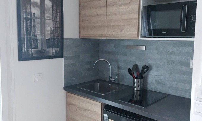 Les Lilas Apartamento | Studio Cosy Entièrement Équipé, Métro Mairie des Lilas Idéal Pour Visiter Paris