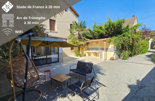 Stains Apartamento | Studio cosy et lumineux proche Paris et Stade de France