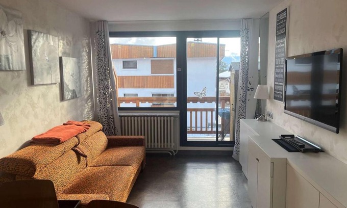 Jeux Apartamento | Studio cosy pour 4 à l'Alpe d'Huez, proche télécentre, commerces, terrasse sud, animaux bienvenus - FR-1-405-228