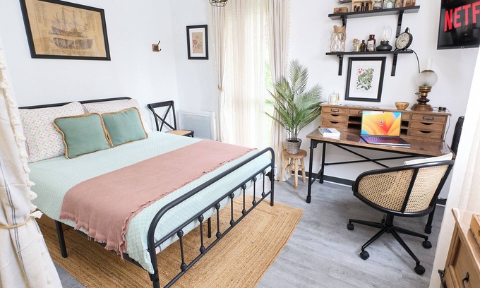 Blois Apartamento | Studio Cosy tout équipé Wifi parking Proche Centre-ville et Châteaux de la Loire