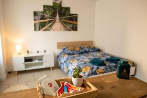 Gaillon Apartamento | studio cosy TV WIFI confortable et chaleureux