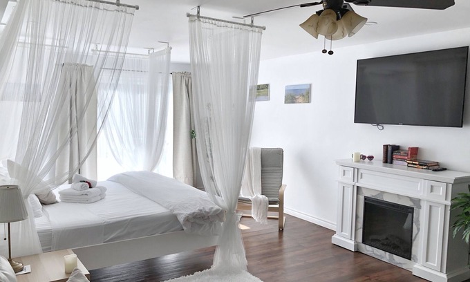 Port Franks Apartamento | Estudio romántico casa de campo cerca de la playa