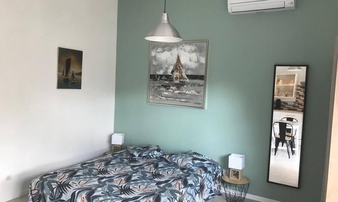 Saussines Apartamento | Studio de 28m2 Climatisé à 30 Minutes des Plages