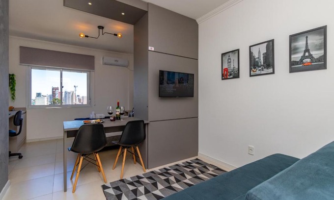 Centro Apartamento | Studio delicinha Prox Atitus com Garagem