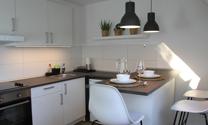 Griesenbruch Apartamento | Estudio-Diseñador-Baño Privado-Vista a la Ciudad-Maisonette