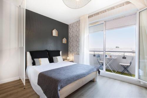 Cugnaux Apartamento | Studio Diane Cugnaux Toulouse St Simon proche Thales, Airbus & Basso Cambo