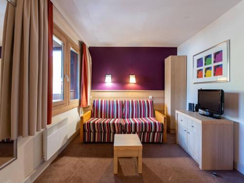 Plagne 1800 Apartamento | Studio ensoleillé à La Plagne avec balcon et parking - FR-1-351-249