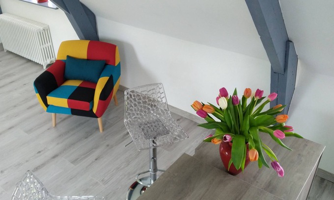 Lannion Apartamento | Estudio equipado en el centro de Lannion, cerca de todas las comodidades y playas.