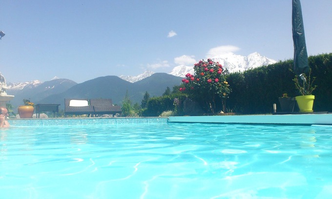 Domancy Apartamento | Estudio frente a la piscina Mt Blanc plus