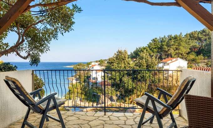 Cove Basina (Jelsa) Apartamento | Apartamento-estudio en la playa Basina, Hvar (AS-11817-a)