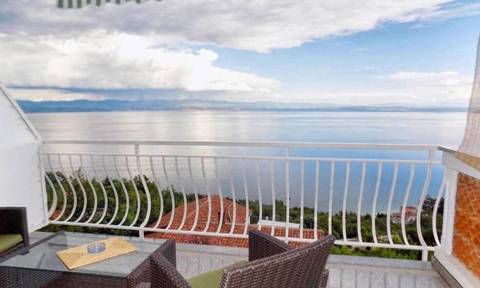 Mosenice Apartamento | Apartamento-estudio con terraza y vista al mar Moscenice, Opatija (AS-7689-d)