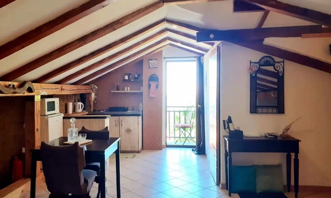 Vratarusa Apartamento | Apartamento-estudio con balcón y vista al mar Bunica, Senj (AS-22142-a)