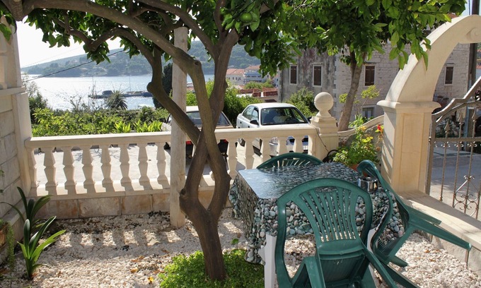 Sumartin Apartamento | Apartamento-estudio con terraza y vista al mar Sumartin, Brac (AS-2949-c)