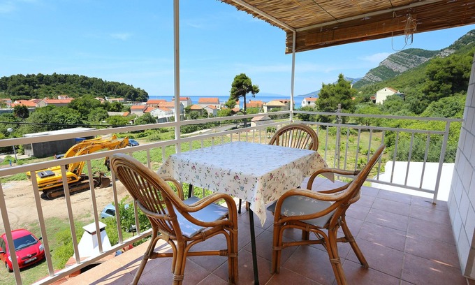 Zuljana Apartamento | Apartamento-estudio con terraza y vista al mar Zuljana, Peljesac (AS-254-a)