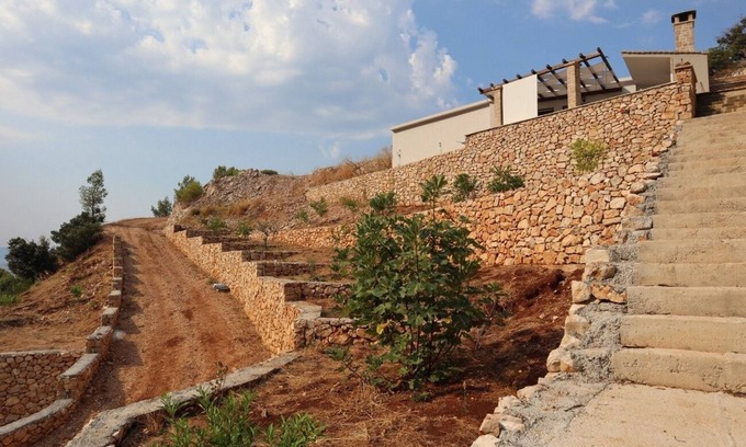 Gdinj Apartamento | Apartamento-estudio con una terraza Bahía Medvidina, Hvar (AS-22019-a)