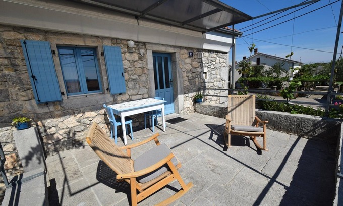 Skrbcici Apartamento | Apartamento-estudio con una terraza Skrbčići, Krk (AS-20440-b)