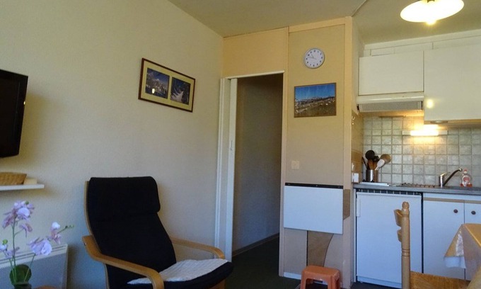 Arette Apartamento | Estudio 6 pers con guardaesquís, cerca de pistas