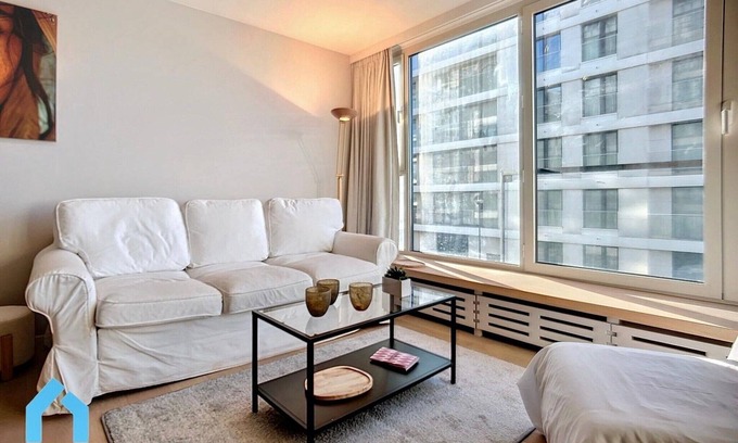 Albertstrand Apartamento | Estudio en Knokke-Heist con Vista al Mar