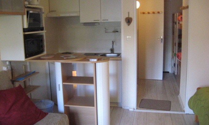 La Mongie Apartamento | Estudio en La Mongie, 5 personas todas las comodidades al pie de las pistas, estacionamiento cubierto