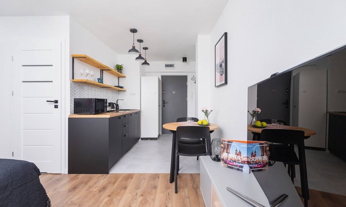 Krowodrza Apartamento | Studio Krakow Czarnowiejska by Renters