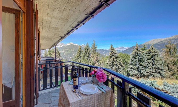 Sauze d'Oulx Apartamento | Studio La Borracina Mountain View