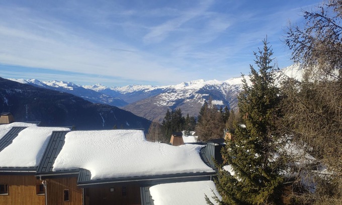 La Rosiere Apartamento | Studio La Rosière - Vue Dégagée