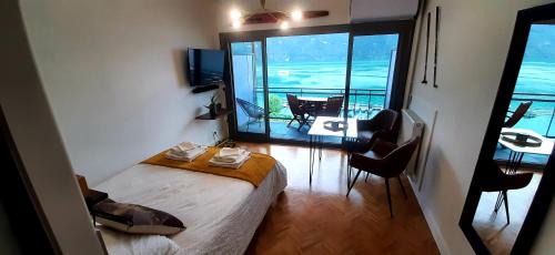 Aix-les-Bains Apartamento | Studio Le 119, Aix les bains - Grand port - Vue Lac splendide