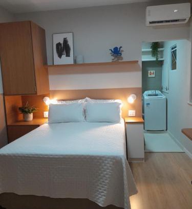Largo do Machado Apartamento | Studio Moderno e aconchegante a 100m do metrô, 700m da Praia e do Aterro do Flamengo, conforto e tranquilidade no coração do Rio!