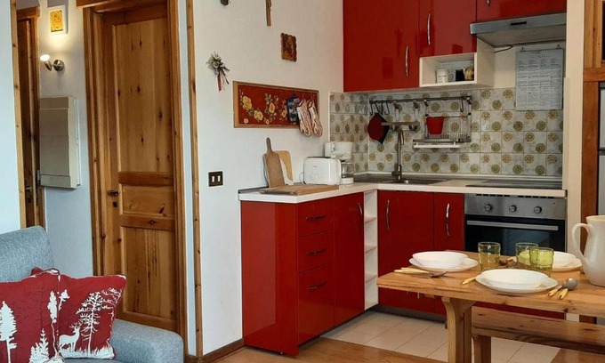 Montgenevre Apartamento | Studio Montagne Montgenèvre - 5 pers, Balcon Sud, Proche Pistes et Navette - FR-1-330D-3