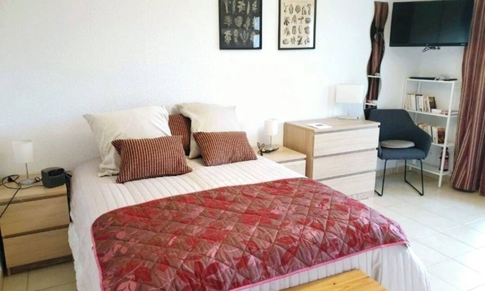 Montbrun-les-Bains Condominio | Studio Montbrun-les-Bains, Le Hameau des Sources, village view and Mont Ventoux