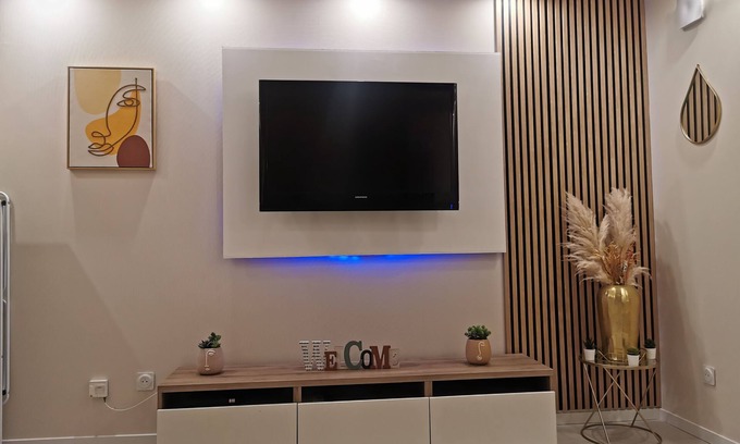 Bretigny-sur-Orge Apartamento | Studio Neuf Cosy, Cinéma Room RER C