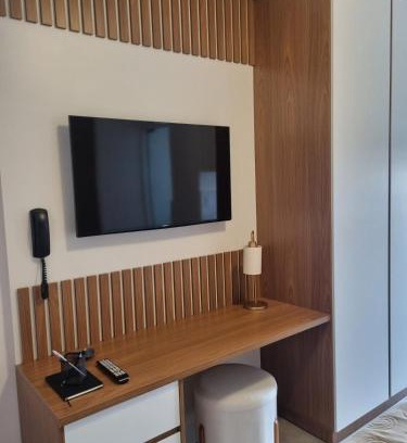 Fabricas Apartamento | Studio novo com ambiente acolhedor