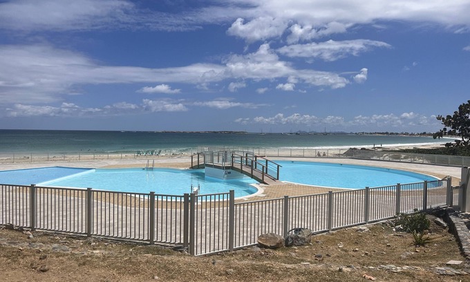 Cul de Sac Apartamento | Studio Orchidée 5m from the most beautiful beach of Saint Martin