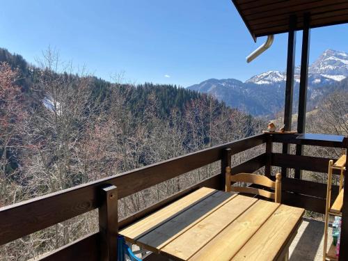 Notre-Dame-de-Bellecombe Apartamento | Studio panoramique Notre-Dame-de-Bellecombe - 20 m² - balcon sud