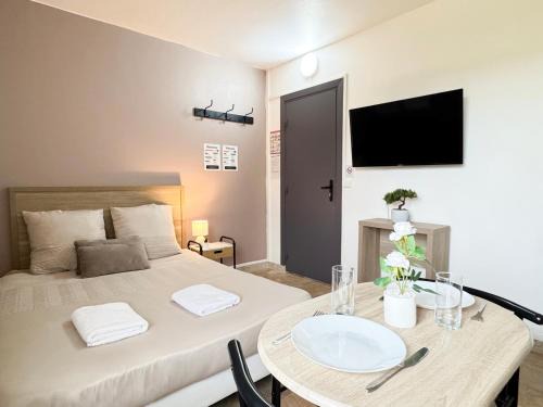 Meaux Apartamento | Studio Platanes 3 - Proche Disneyland - Parking gratuit - Meaux