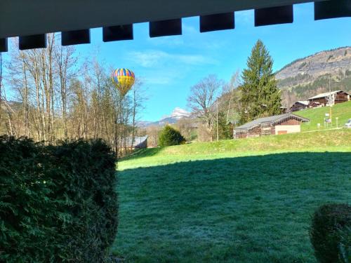 Praz-sur-Arly Apartamento | Studio pour 4 avec terrasse plein pied, coin montagne, vue montagne & nature à Praz sur Arly