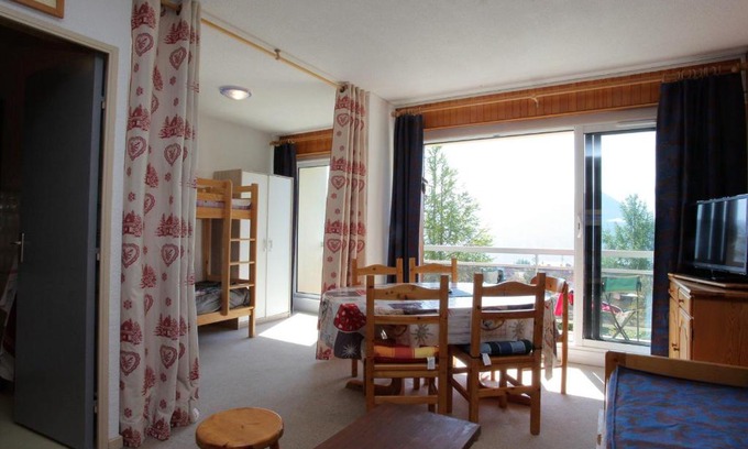 La Toussuire Apartamento | Studio pour 6 pers avec balcon sud à La Toussuire - FR-1-417-52