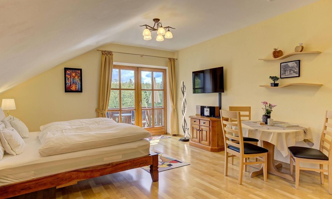 Spiegelau Apartamento | Studio Predigtstuhl mit Morgensonne