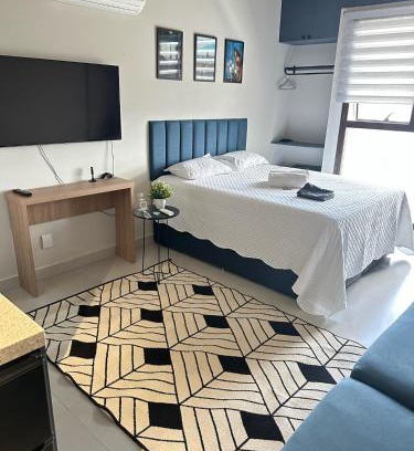 Lago Norte Apartamento | Studio Premium - Perto de Tudo - Vista Livre - Estacionamento privativo e Portaria 24h - Wi-Fi 600mbps
