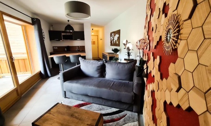 Saint-Jean-de-Sixt Apartamento | Studio Primeveres - Centre village - AravisTour