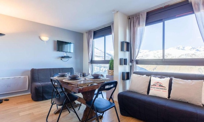 Pla d'Adet Apartamento | Studio rénové 6 pers proche des pistes à Saint-Lary-Soulan - FR-1-296-483