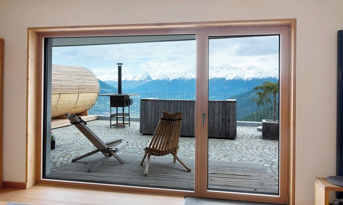 Laudes Apartamento | Estudio 'Röfen Oströfen' con vistas a la montaña, terraza compartida y Wi-Fi