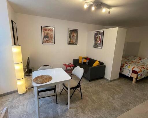 Doue-la-Fontaine Apartamento | Studio RdC parking privé gratuit