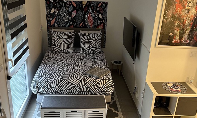 Decines-Charpieu Apartamento | Studio Stade ol Proche Euroexpo