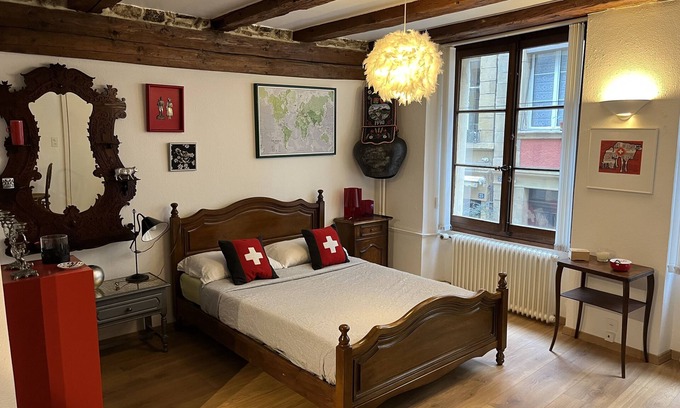 Neuchatel Apartamento | Studio Suisse au Coeur de Neuchâtel