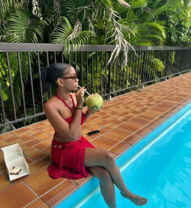Bas du Fort Apartamento | Studio terrasse piscine & plage
