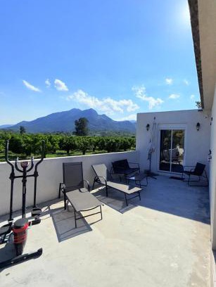 Santa-Lucia-di-Moriani Apartamento | Studio vue sur les clémentiniers